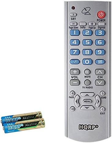 HQRP Remote Control for Freesat V7 1080p DVB-S2 Satellite Receiver + HQRP Coaster
