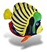 Wild Republic Emperor Angelfish Plush, Stuffed Animal, Plush Toy, Gifts for Kids, Sea Critters 8 Inches