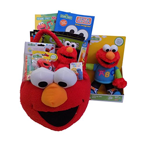 Sesame Street Elmo Learning is Fun Deluxe Toddler Gift Basket - Perfect for Easter, Birthdays, Christmas, or Other Occasion!