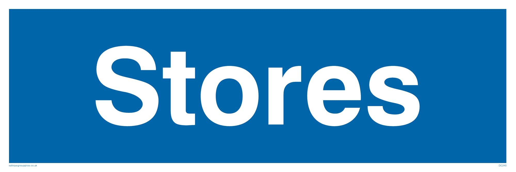 Pack of five - Stores Sign - 300x100mm - L31