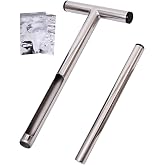 Soil Probe 12 Inches, Soil Sample Probe Stainless Steel, Soil Sampler Probes Rod for Soil Sampling, Soil Test Kit for Gardening
