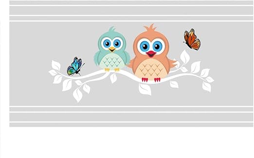 Grazdesign Sichtschutzfolie Eulen Milchglasfolie Kinderzimmer Fensterfolie Sichtschutz Kindergarten Fenster Fensterfolie Fur Madchen 80x57cm Amazon De Kuche Haushalt