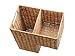 KOUBOO Wicker Step Basket, Natural, Rectangular, 15 x 9.5 x 15.75 in