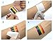 Fiomia Pride Tattoos Temporary Rainbow Flag Stickers for LGBTQ Pride Parades Festival Waterproof Body Paints Removable 30Pcs
