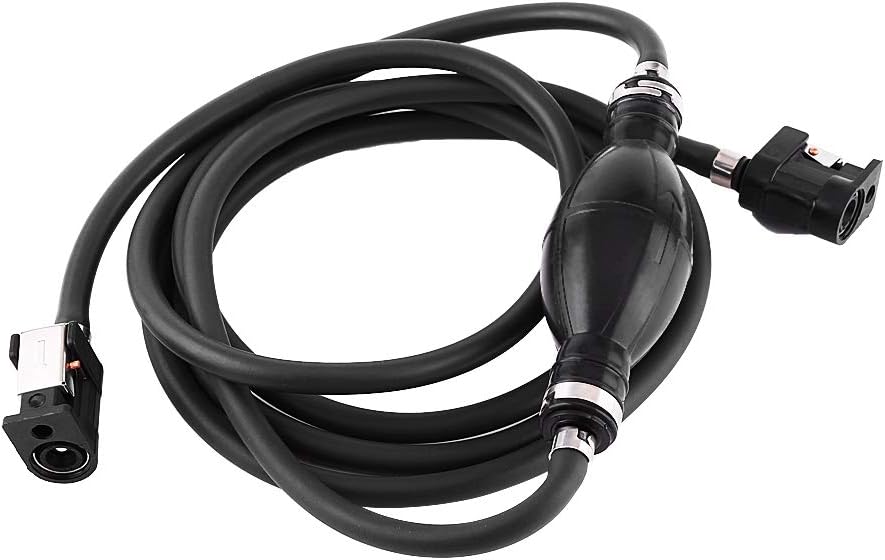 Terisass Fuel Line Pipe for Mariner Outboard Motors PVC Rubber Metal, 0.24'' Inside Diameter, 9.84ft, 100% New