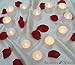 LED Lighted Flickering Votive Candles White Flameless - Banberry Designs - Box of 48