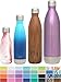 Simple Modern 34 Ounce Wave Water Bottle - Stainless Steel Liter Double Wall Vacuum Insulated Leakproof -Amethyst