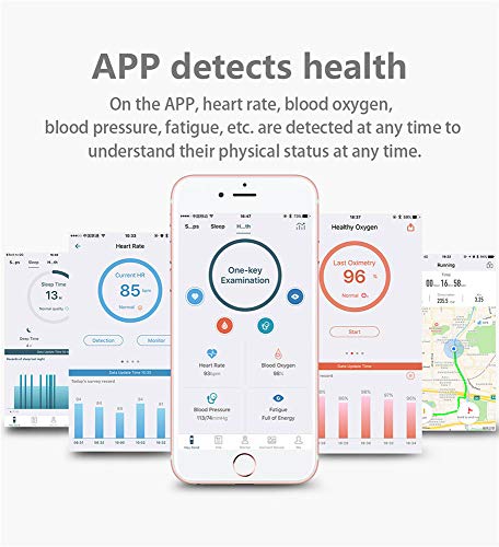 Smart Watch WoCoo Fitness Tracker Touch Screen GPS Heart Rate Sleep Monitor Fatigue Monitor Bracelet for Android iOS - Thumbnail 3