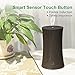 Aroma Diffuser, Paxamo Modern Ultrasonic Oil Diffuser Air Humidifier, Space-saving with Sensor Button, Measuring Cup & Cleaning Brush 300ml