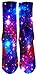 Casual Crew Socks Galaxy Socks Mid Calf Sports Socks by KALILY