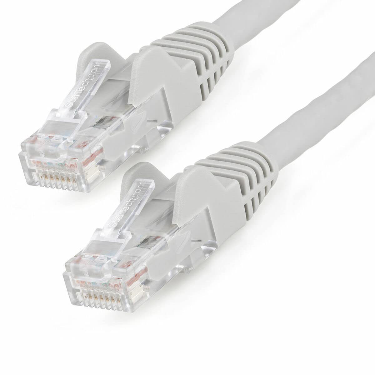 StarTech.com 1m CAT6 Ethernet Cable - LSZH (Low Smoke Zero Halogen) - 10 Gigabit 650MHz 100W PoE RJ45 UTP Network Patch Cord Snagless with Strain Relief - Grey, CAT 6, ETL Verified (N6LPATCH1MGR)