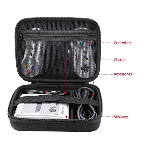 image for Libier Travel Carrying Mini Case Shoulder Bag For Nintendo Super SNES 