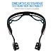 Bone Conduction Headphones, JUHALL Bluetooth V4.2 Earphones Wireless Sports Headset Built-in Mic Sweatproof Headphones for Bluetooth Enabled Devices (Black)