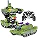 Best Choice Products Toy Transformer RC Robot Tank Remote Control Car w/ USB Charger - Green