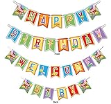 Mighty Monster Multi-Use Happy Birthday or Welcome Baby Shower Party Banner Decoration (23ft Ribbon)