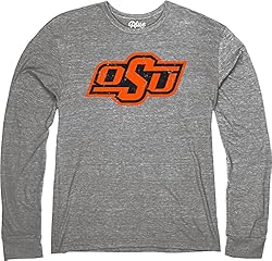 Blue 84 Men's Oklahoma State Cowboys Tri-Blend Long