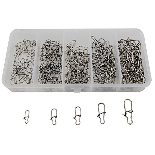 Easy catch 150pcs/box 0#-4# stainless steel duo-lock sn…