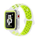 KINPEI Compatible Apple Watch Band 42mm Case, Soft