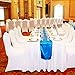 Home-mall Universal 100 pcs White Spandex Chair Covers Wedding Banquet Wedding Party Dining Decoration