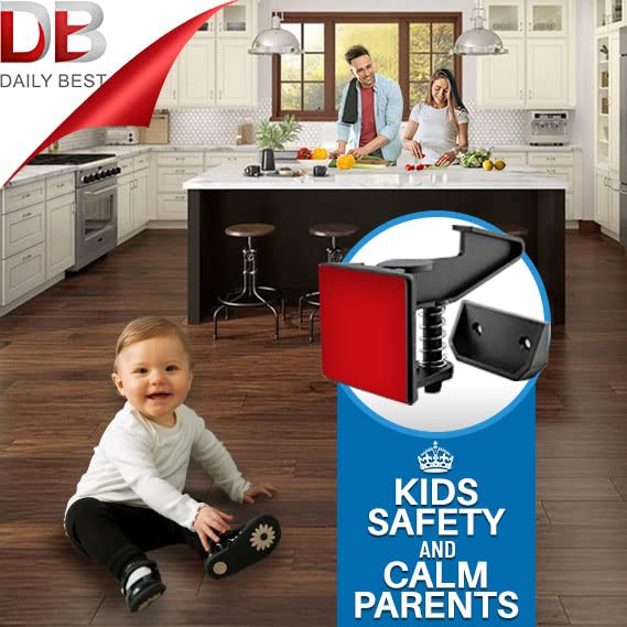 Locks for Babies Child Safety Latches 10 Pack Invisible