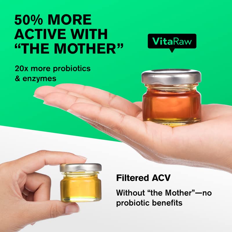 Organic Apple Cider Vinegar Capsules with The Mother Energy Help Plus