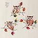 Collections Etc Owl Trio Metal Wall Art Indoor Home Decoration, 3 Pc