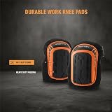 WrightFits Heavy Duty Gel Knee Pads Work Adjustable Straps Foam Construction view 7
