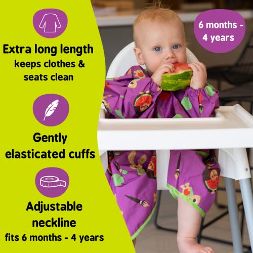 Tidy Tot LongLength Waterproof Coverall Bib, Weaning, Painting, Messy