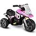 Costzon Kids Ride On Motorcycle, 6V Battery Powered 3 Wheel Bicycle, Electric Toy for Little Child (Pink)