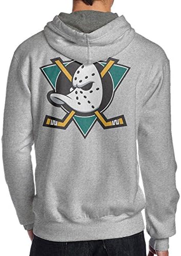 VGOING Men's Fashion Hoodies Anaheim Mighty Ice Hockey Logo Ducks Hooded XL