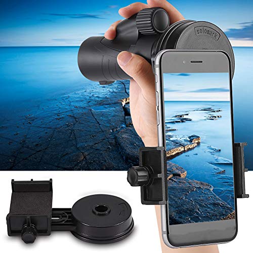 Telescope Phone Adapter, Universal Cell Phone Smartphone Quick Photography Adapter Mount Connector for Telescope Binoculars Monocular Spotting Scope Microscope Telescope Accessories