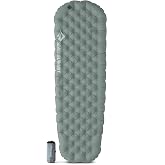 Sea to Summit Ether Light XR Insulated Sleeping Pad, Tapered - Small | Lightweight insulated sleeping pad with ThermalCore reflective insulation delivers plush comfort for backcountry travel