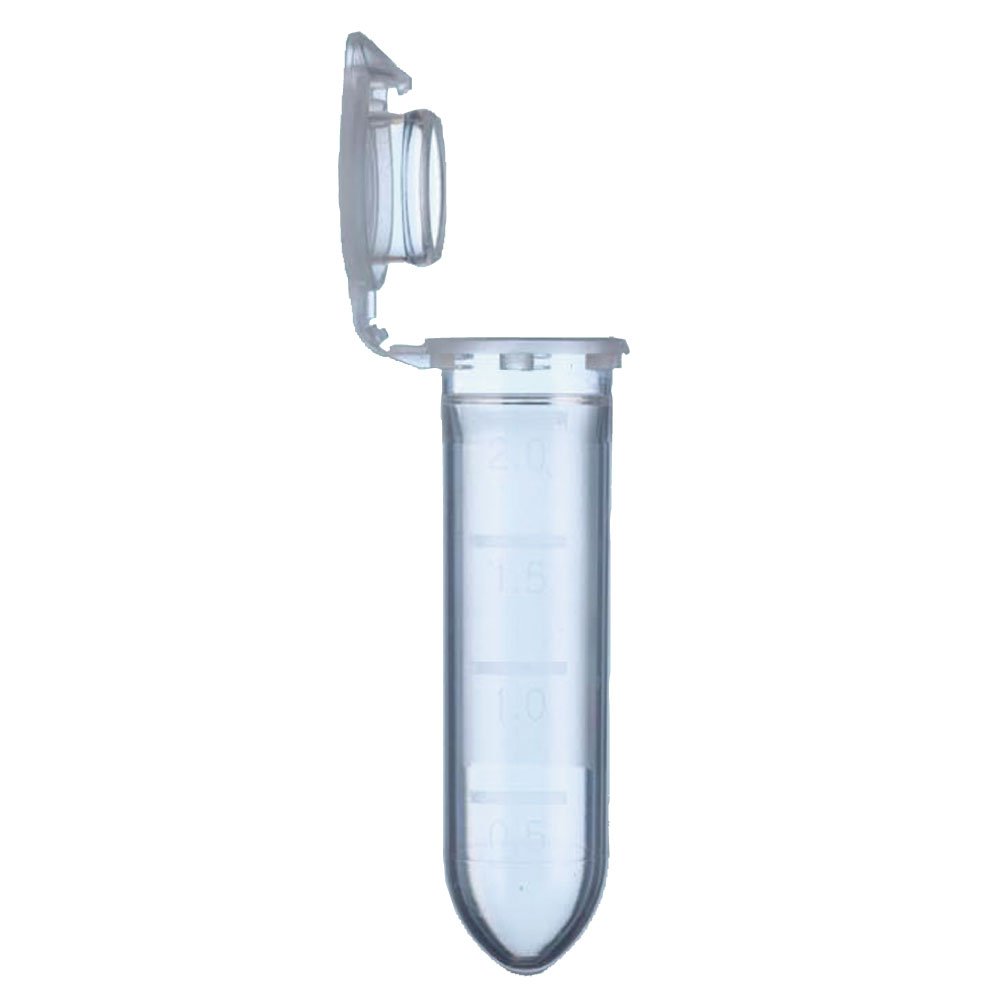 Watson Bio Lab 132-620C, 2.0ml, Microtube with Locking-Cap, Round Bottom, Natural, 1000tubes/bag, Made-in-Kobe/Japan