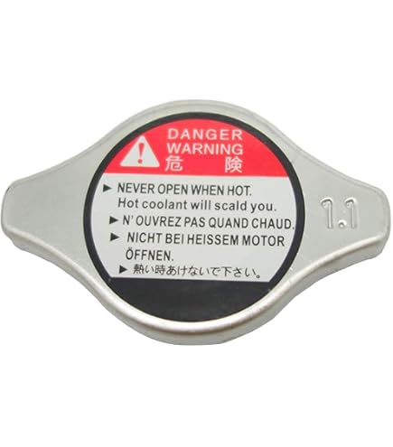 High Pressure Radiator Cap W/Temp Gauge For Kawasaki KX 65 80 85 100 - 1.8 Bar, Aluminum