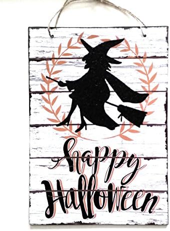 Halloween Decoration Witch Door Sign