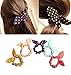10PCS 2.3'' Outer Diameter Bunny Ears Rubber Hair Bands-Ponytail Holder Elastic Cotton Stretch Hair Ties Hair Styling Tools Headband Scrunchie Hair Accessories for Kids Children (Color Random)
