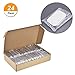 Shappy Silver Metal Rectangular Empty Hinged Tins Box Containers Basic Necessities Tins Mini Portable Box Small Storage Kit Tin Holders Box Set, Home Organizer, 3.75 by 2.45 by 0.8 inch (24 Pack)