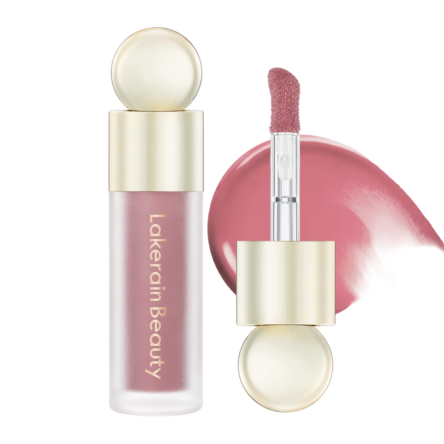 Liquid Blush Soft Cream Face Blush, Long-lasting Blendable Liquid Blusher Lightweight Moisturizing Beauty Makeup for Cheeks, Natural Looking Matte Finish Dewy Skin Tint (#03 Encourage)