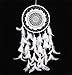 Yansanido White Laces Dream catcher Handmade Traditional White Beaded and Feathers with White Lace Approx 7.8