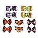 Dog Hair Bows Rubber Bands - Holiday Style Christmas & Halloween Accessories and Decorations