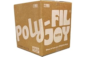 Fairfield The Original Poly-Fil, Premium Polyester Fiber Fill, Soft Pillow Stuffing, Stuffing for Stuffed Animals, Toys, Cloud Decorations, and More, Machine-Washable Poly-Fil Fiber Fill, 5 lbs. Box