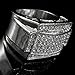 925 Silver Band Micropave CZ AAA Crystal Ring