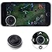 Moretek Mobile Joystick Game Controller Phone Screen Touch Tablet Funny Game Dual Analog Control Joypad for iPhone / iPad /Samsung Any Andriod Tablet Smart Phone (Black)