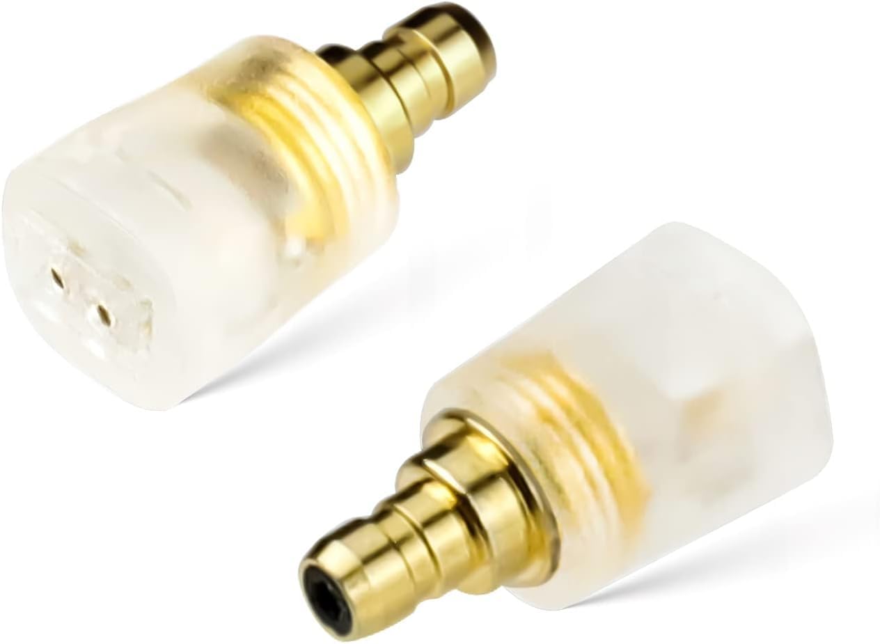 okcsc Adapters for Sennheiser IE400 Pro Earbuds Male to 2 Pin Cable Female Compatible for IE100 IE400 IE400 Pro IE500 Lossless Sound Quality for Earbuds One Pair of Headphone Converter Transparent