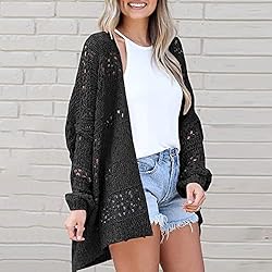 ADJHDFH Black Cardigan For Women Short Sleeve