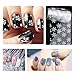 AIFAIFA Nail Stamping Plates Set, Nail Art Design Kits, 2 Nail Stamping Plates, 1 Stamper, 1 Scraper, DIY Manicure Tools (2 Christmas Plate + Stamper)