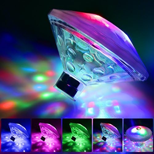 Bath Toys, Bath Lights for the Tub(7 Lighting Modes), Alrigon Bathtub Led Light Toys，Waterproof Colorful LED Bath Toys，Floating Lights for Bathtub Swimming Pool Party Bathroom Pond Spa
