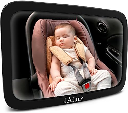 Baby Car Mirror Facing for Backseat 360 Degree Rotation – View Infant in Rear Facing Car Seat – Baby Car Mirror Baby Car Backseat Mirror