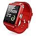 [Prime] U8 Bluetooth V4.0 Bluetooth Wrist Smart Watch WristWatch UWatch for IOS Android iPhone 4/4S/5/5C/5S Samsung S2/S3/S4/Note 2/Note 3 HTC Sony Blackberry,Red