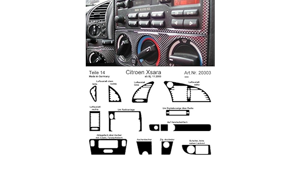 PreWoodec cabina decorativo para Citroen Xsara Mod. 2001 ...